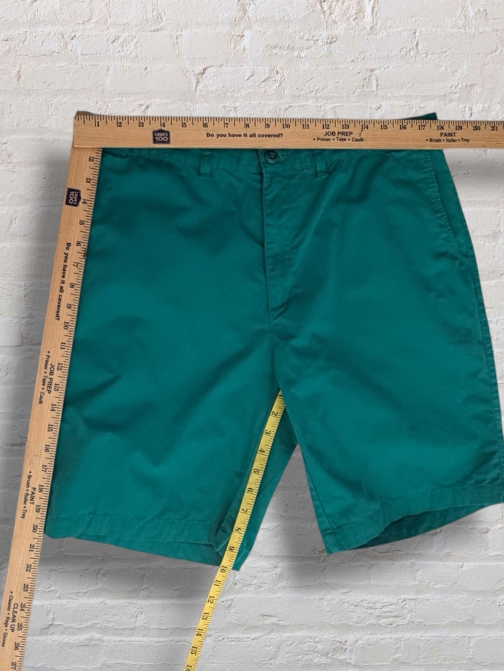 Patagonia Organic Cotton Chino Shorts Men’s 36 Teal Green Flat Front Casual - Picture 5 of 8